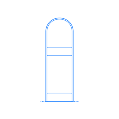 Furniture Umbrella Stand Hub Umbrella Stand Editable Svg Line Art, Free Vectors File